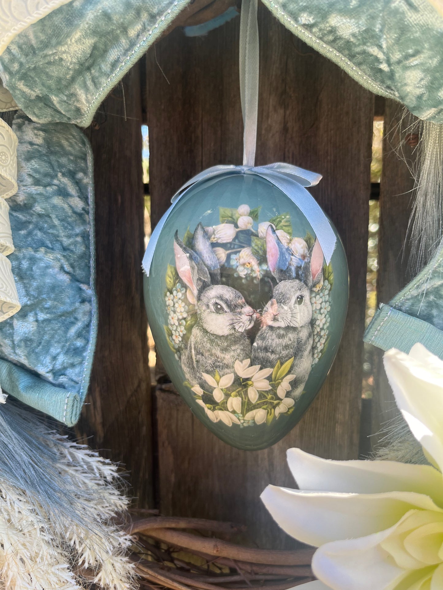 Boho Easter Grapevine wreath for front door, Easter egg wreath, Easter decor for wall, wedding gift, spring wreath, rustic easter decoration