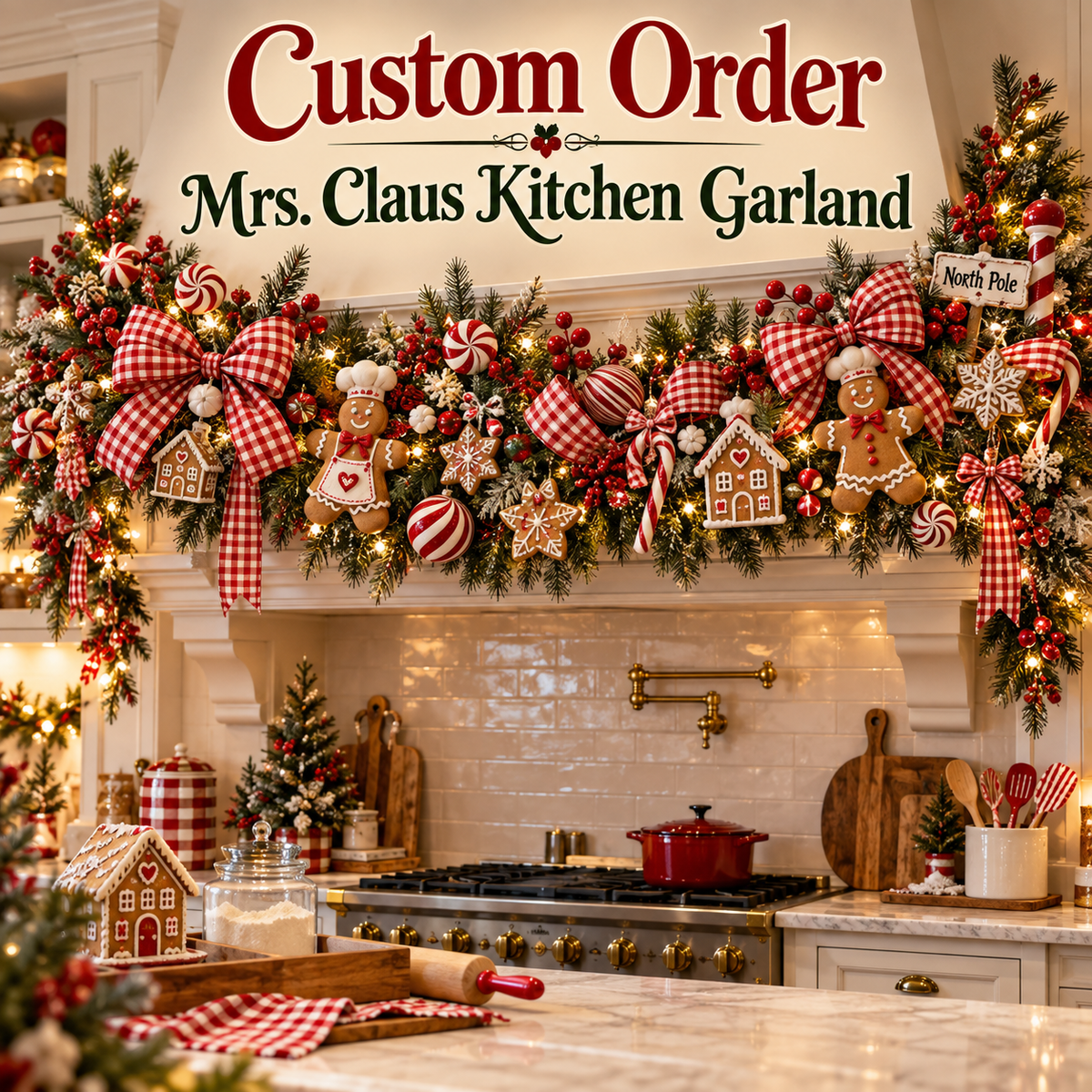 Mr Claus Kitchen Custom Order -Stacey Thim