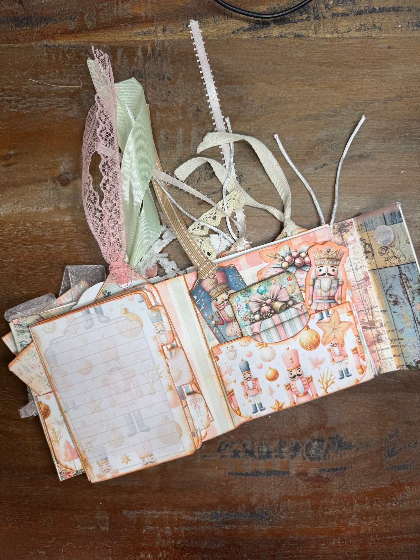Nutcracker Memory Keeper Junk Journal – Paper Craft Socials Edition