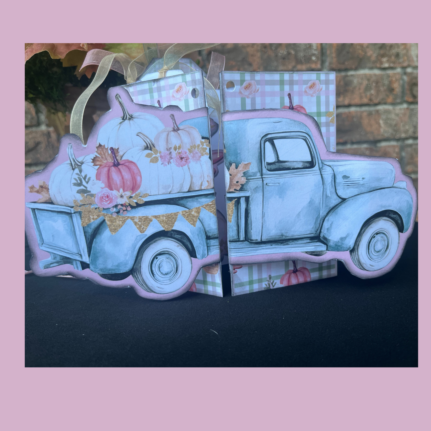 Fall DIY Workshop: Floral Candlestick & Pumpkin Truck Junk Journal