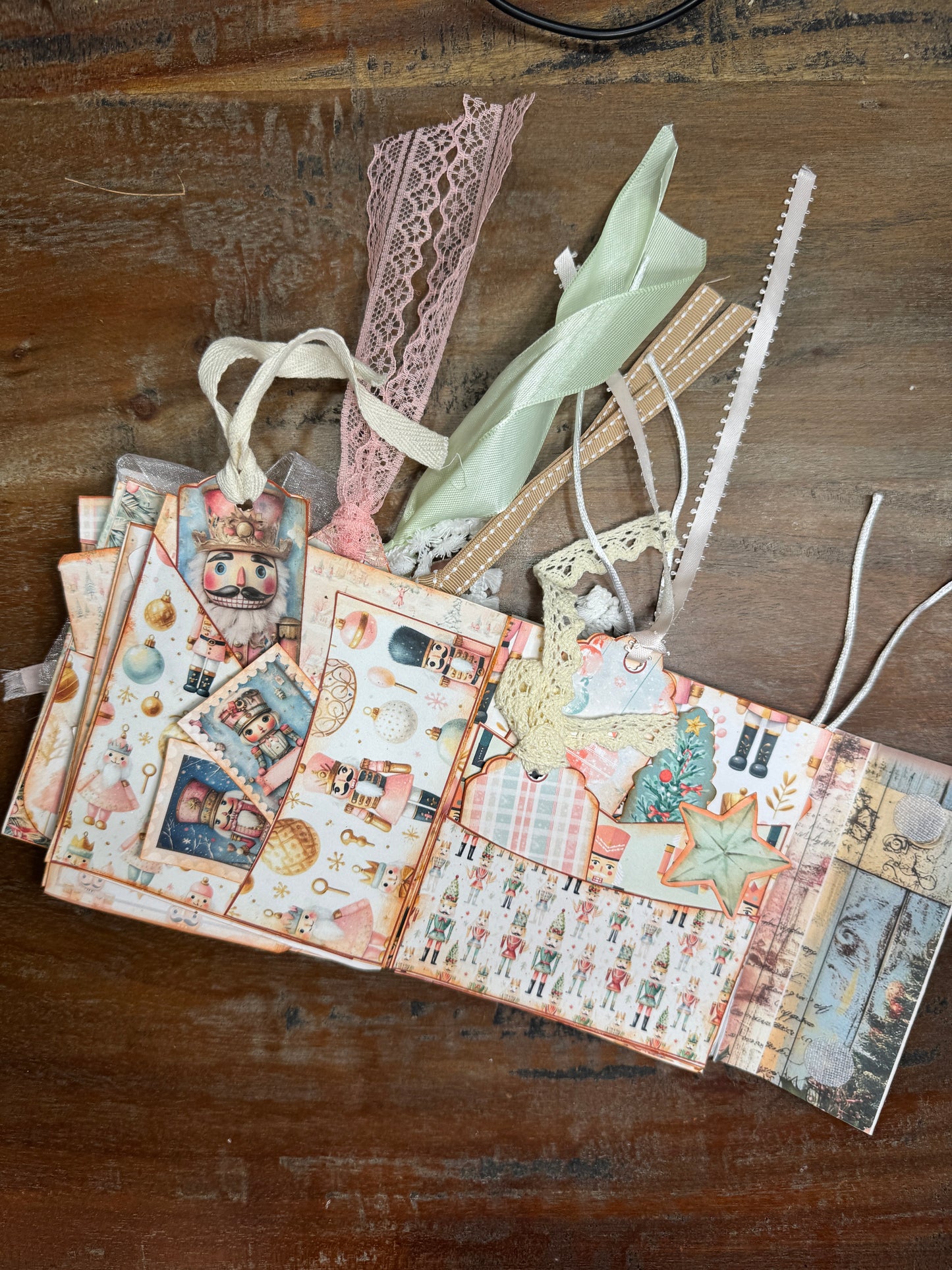 Nutcracker Memory Keeper Junk Journal – Paper Craft Socials Edition