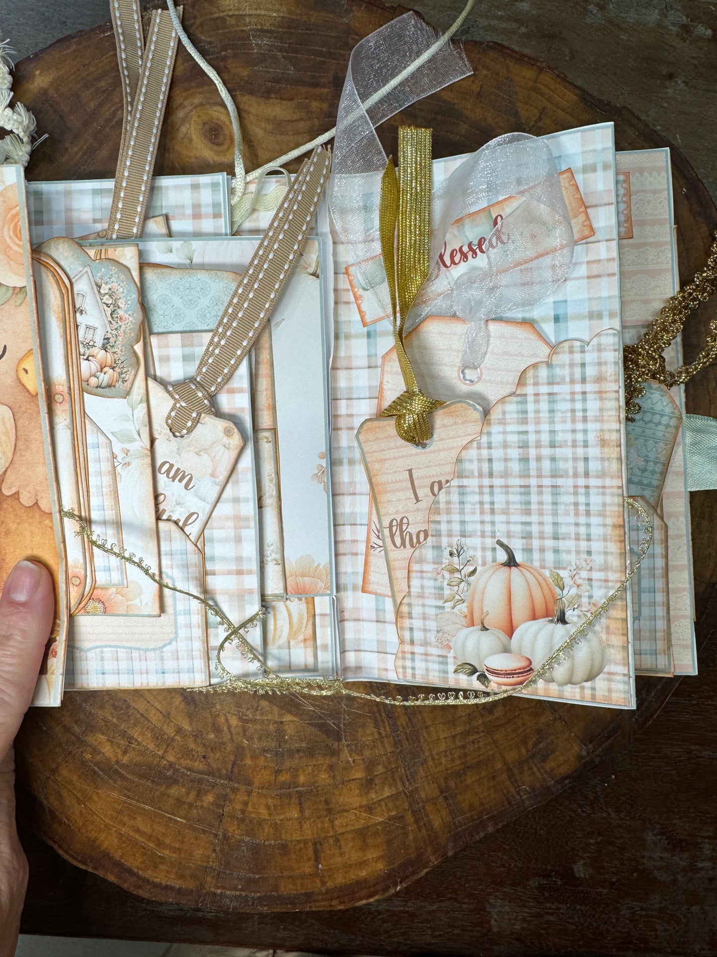 I Am Thankful (Friendsgiving Journal Folio) Kit & Tutorial