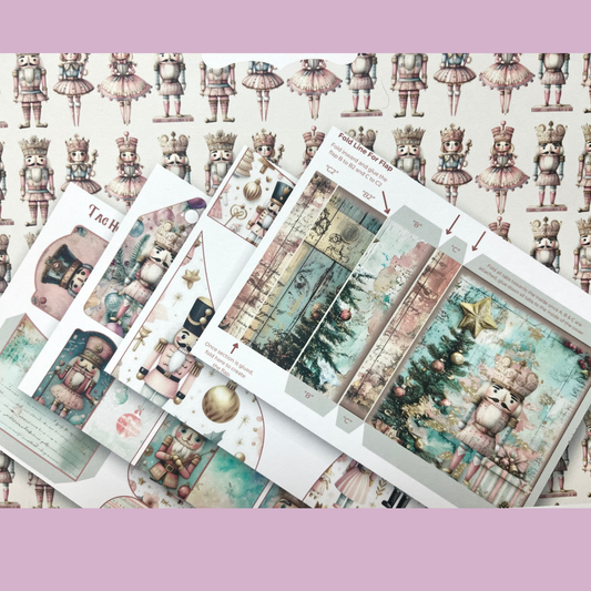 Nutcracker Memory Keeper Junk Journal – Paper Craft Socials Edition